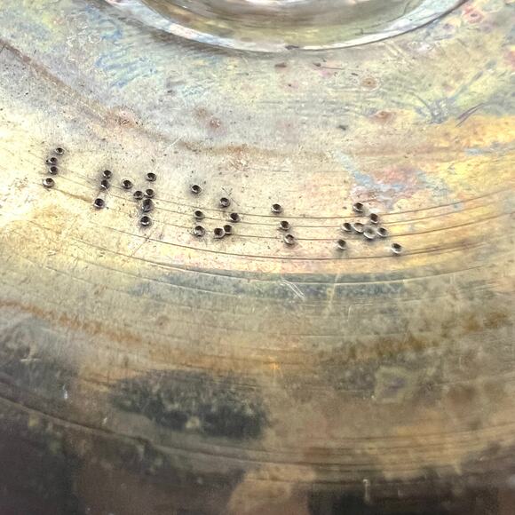 Vintage Pair of Brass Chamberstick Taper Candle Holders India - Picture 5 of 7